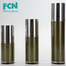 Plastic cosmetic serum bottles cream container 50ml luxury dark green